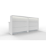 Empfangstheke AS-Line 240 cm breit – konfigurierbar in 17 Dekoren, optional mit LED