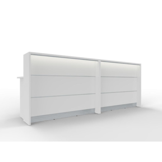 Serie MA  Empfangstheke AS-Line, 280 cm breit