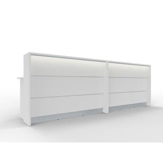 Empfangstheke AS-Line, 320 cm breit