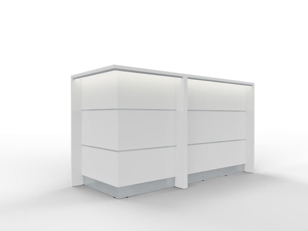 AS-Line Empfangstheke AS-Line, 200 cm breit mit Eckelement modern