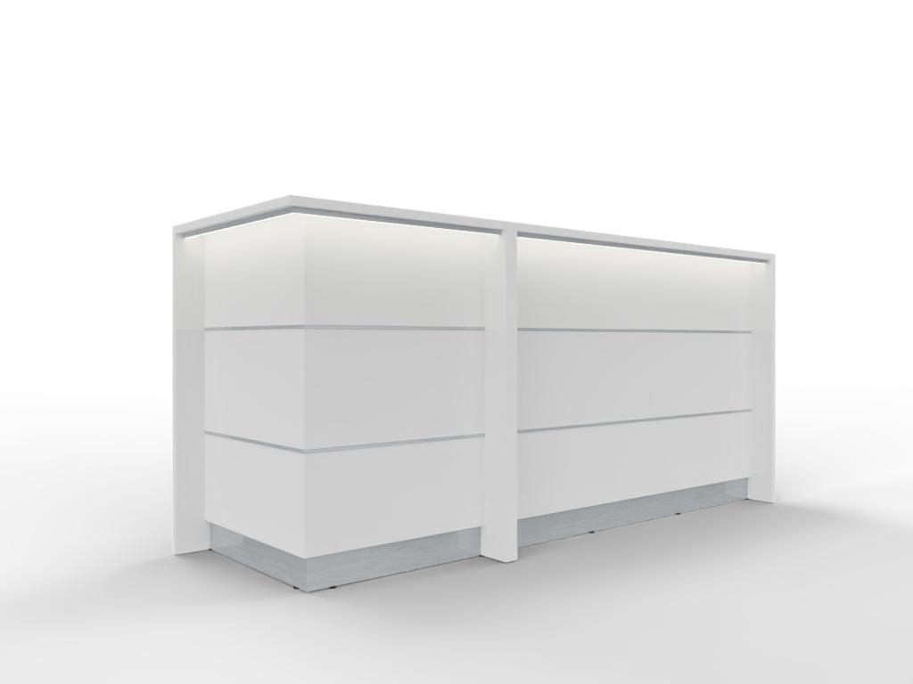 AS-Line Empfangstheke AS-Line, 240 cm mit Eckelement modern