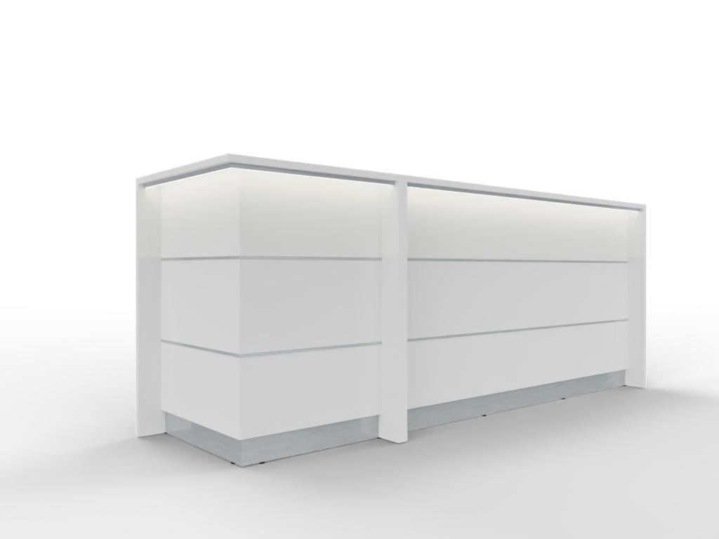 AS-Line Empfangstheke AS-Line, 280 cm mit Eckelement modern