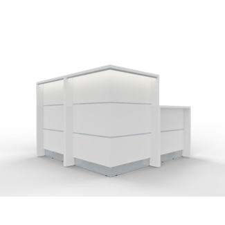 Ecktheke AS-Line mit Beraterplatz 160 x 160 cm