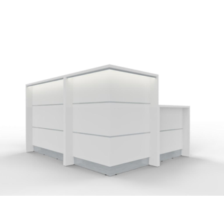 Ecktheke AS-Line mit Beraterplatz 200 x 200 cm