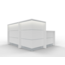 Empfangstheke AS-Line Ecktheke mit Beraterplatz 200 × 200 cm – konfigurierbar