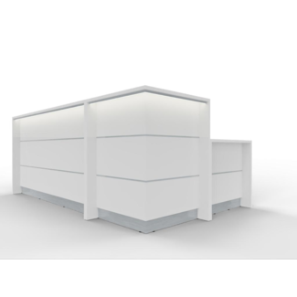 Ecktheke AS-Line mit Beraterplatz 280 x 160 cm