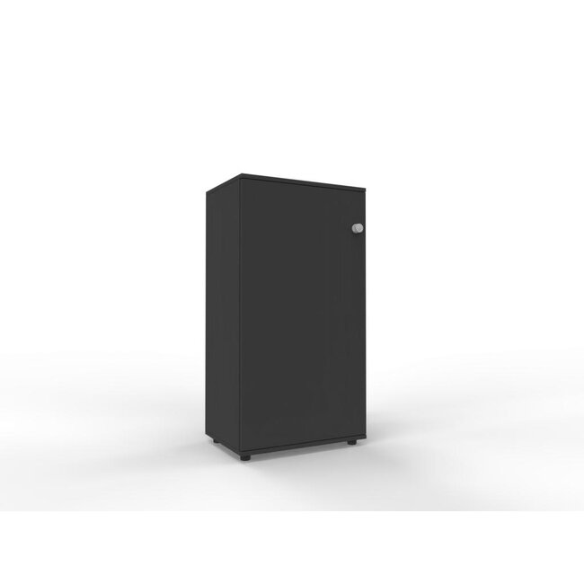 Hochwertiger Drehtürenschrank mit 3 Ordnerhöhen, 60 cm breit,  variable Tiefe (42–60 cm)