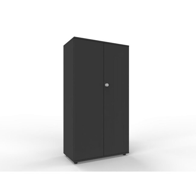 Hochwertiger Drehtürenschrank mit 4 Ordnerhöhen, 80 cm breit, variable Tiefe (42–60 cm)