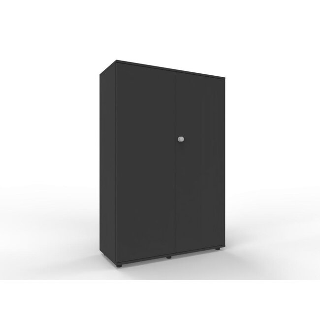 Hochwertiger Drehtürenschrank mit 4 Ordnerhöhen, 100 cm breit , variable Tiefe (42–60 cm)