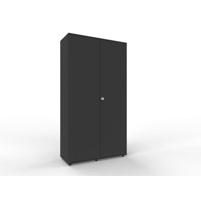 Hochwertiger Drehtürenschrank mit 5 Ordnerhöhen, 100 cm breit, variable Tiefe (42–60 cm)