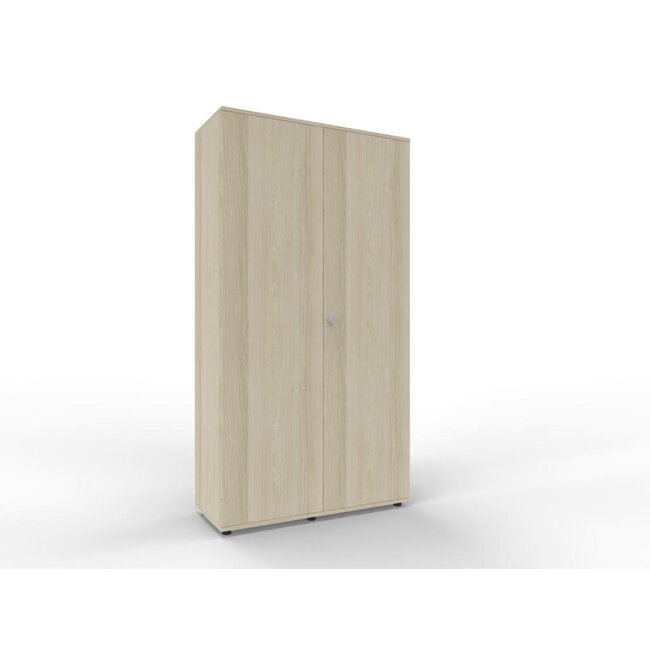 Hochwertiger Drehtürenschrank mit 5 Ordnerhöhen, 100 cm breit, variable Tiefe (42–60 cm)