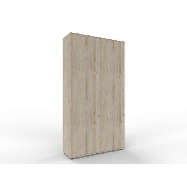 Hochwertiger Drehtürenschrank mit 6 Ordnerhöhen, 120 cm breit, variable Tiefe (42–60 cm)