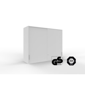 Aufsatzschrank mit Schiebetüren in 3 OH - 140 cm breit