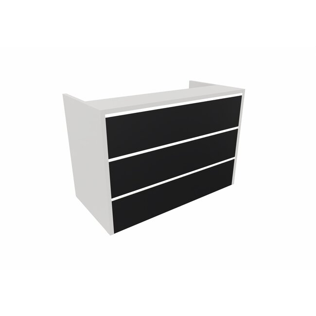 Tresta 160 cm – Empfangstresen konfigurierbar in 4 Farben