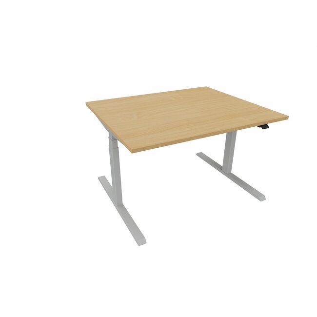 Elektrisch Höhenverstellbarer Schreibtisch , 120 cm breit - 100 cm tief