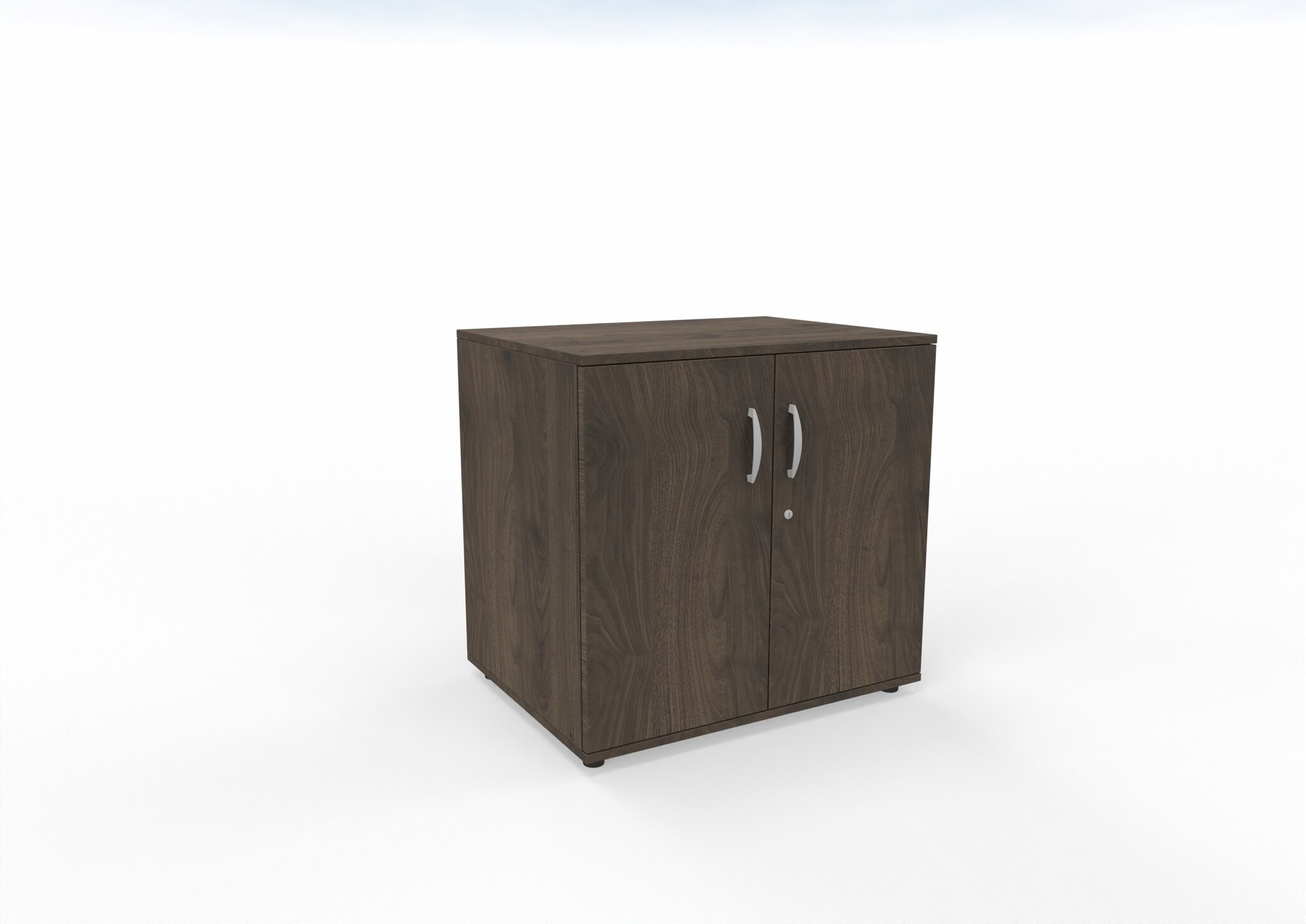 Druckerschrank 2 OH, 80 cm breit, 60 cm tief – niedriger Schrank für Multifunktionsgeräte