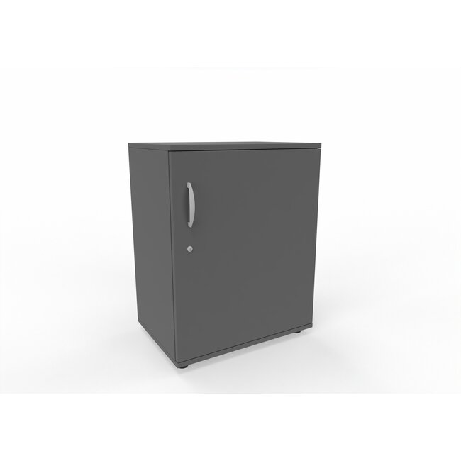 Hochwertiger Drehtürenschrank mit 2 Ordnerhöhen, 60 cm breit, variable Tiefe (42–60 cm)