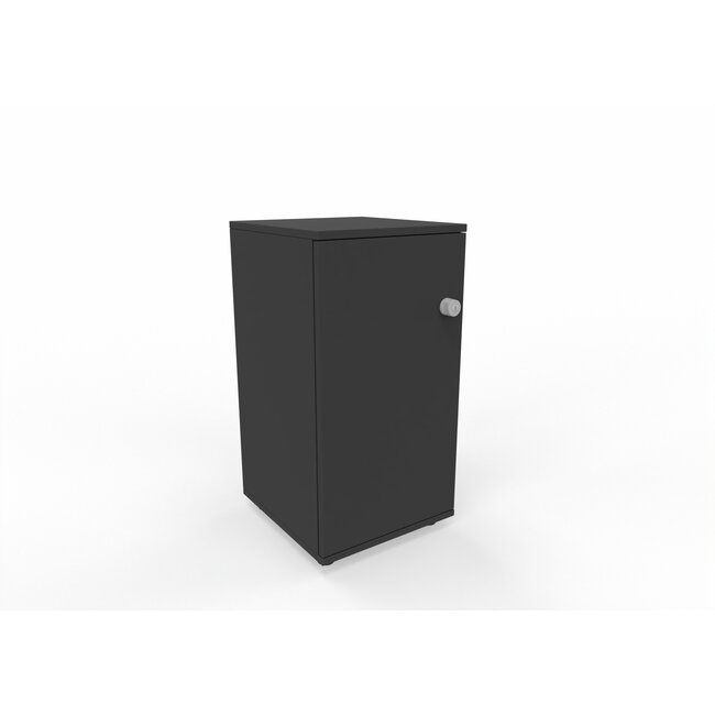 Hochwertiger Drehtürenschrank mit 2 Ordnerhöhen, 40 cm breit, variable Tiefe (42–60 cm)