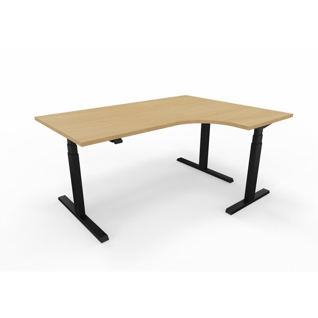 Eckschreibtisch Elektrisch höhenverstellbar, 160 x 120 cm