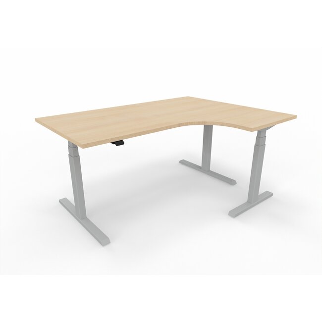 Eckschreibtisch Elektrisch höhenverstellbar, 160 x 120 cm