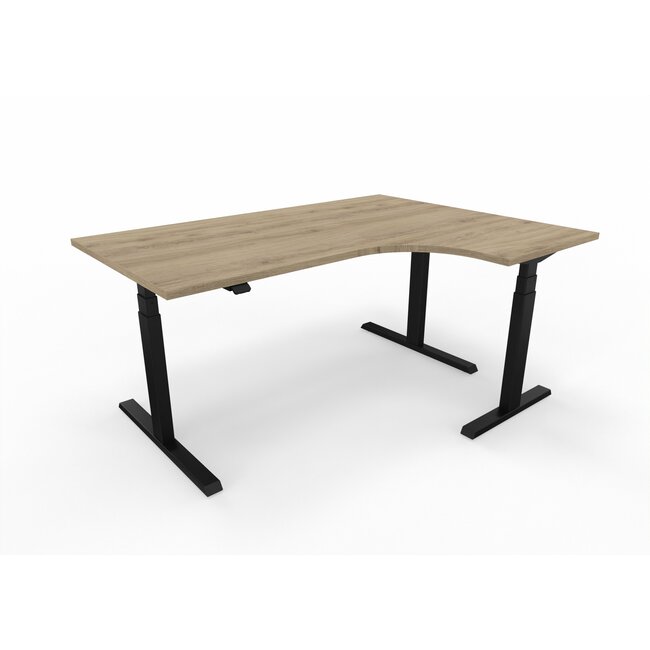 Eckschreibtisch Elektrisch höhenverstellbar, 160 x 120 cm
