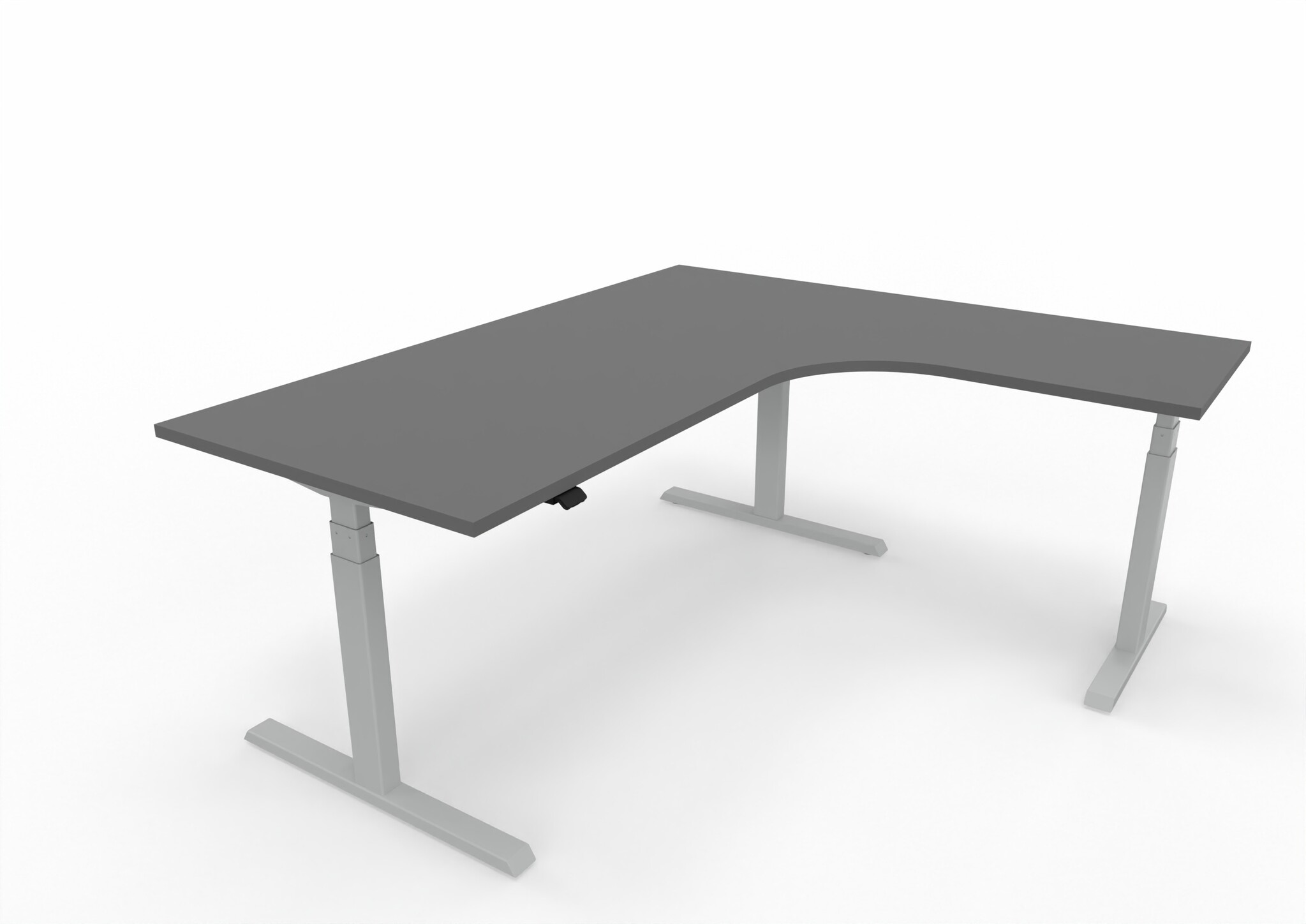 Eckschreibtisch höhenverstellbar 180 × 160