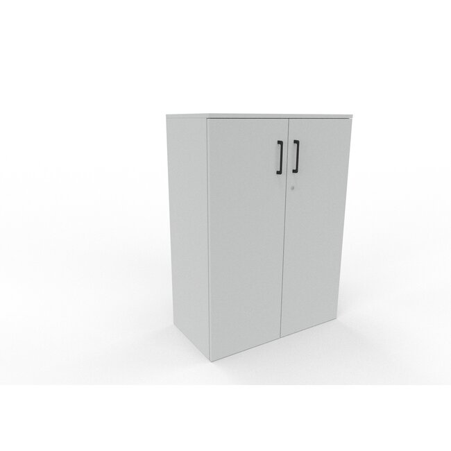 Hochwertiger Drehtürenschrank mit 3 Ordnerhöhen, 80 cm breit, variable Tiefe (42–60 cm)