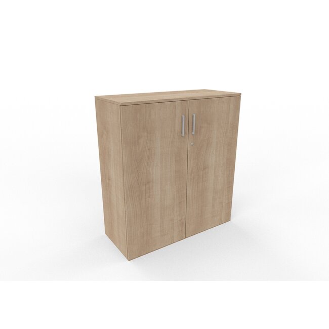 Hochwertiger Drehtürenschrank mit 3 Ordnerhöhen, 100 cm breit, variable Tiefe (42–60 cm)