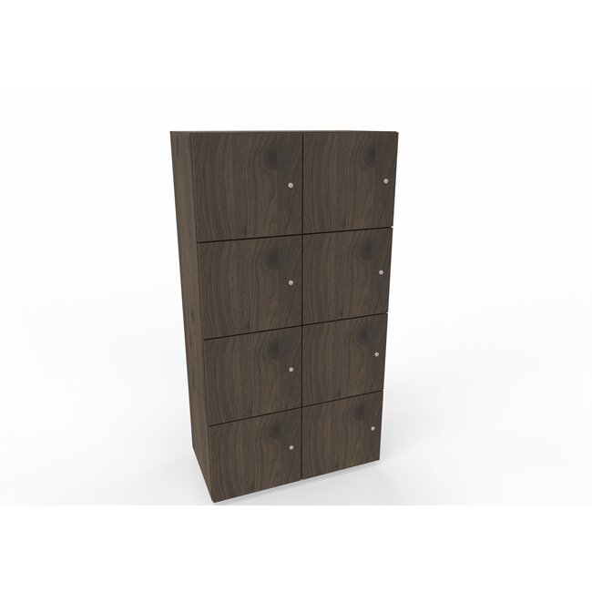 Hochwertiger Schließfachschrank , 8 Fächer, 80 cm breit