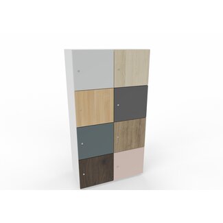 Schließfachschrank 4 OH - 80 cm breit