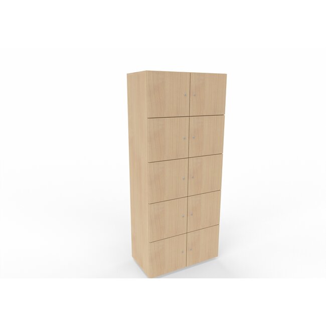 Hochwertiger Schließfachschrank , 10 Fächer, 80 cm breit