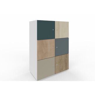 Schließfachschrank 3OH - 80 cm breit