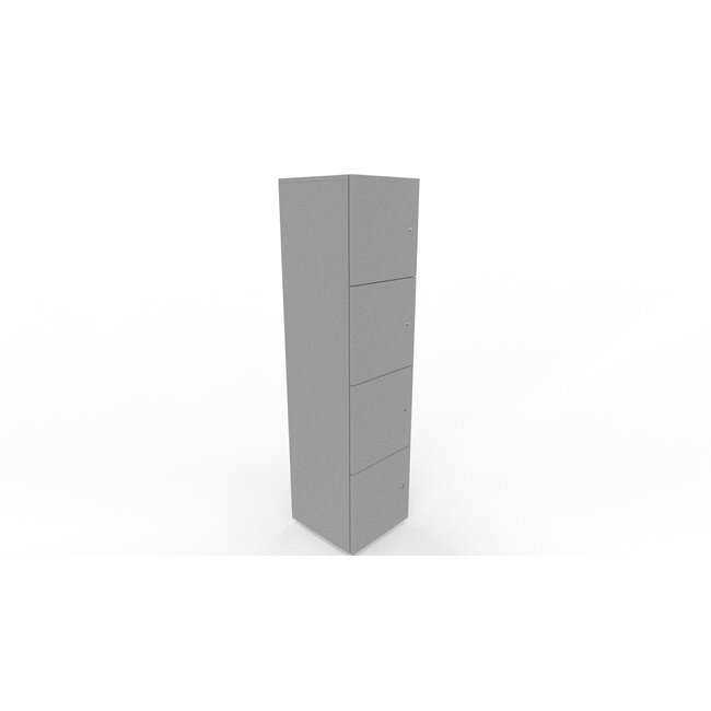 Schließfachschrank abschließbar, mit Postfach