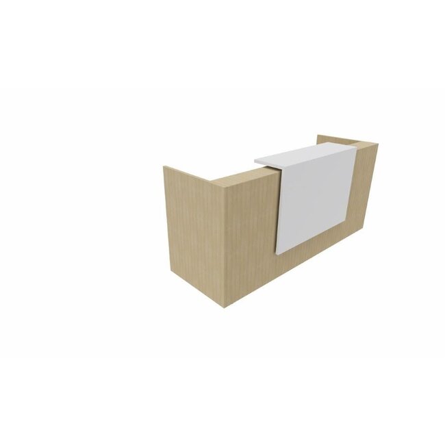 ZET 206 cm – modulare Empfangstheke mit optionaler LED-Beleuchtung
