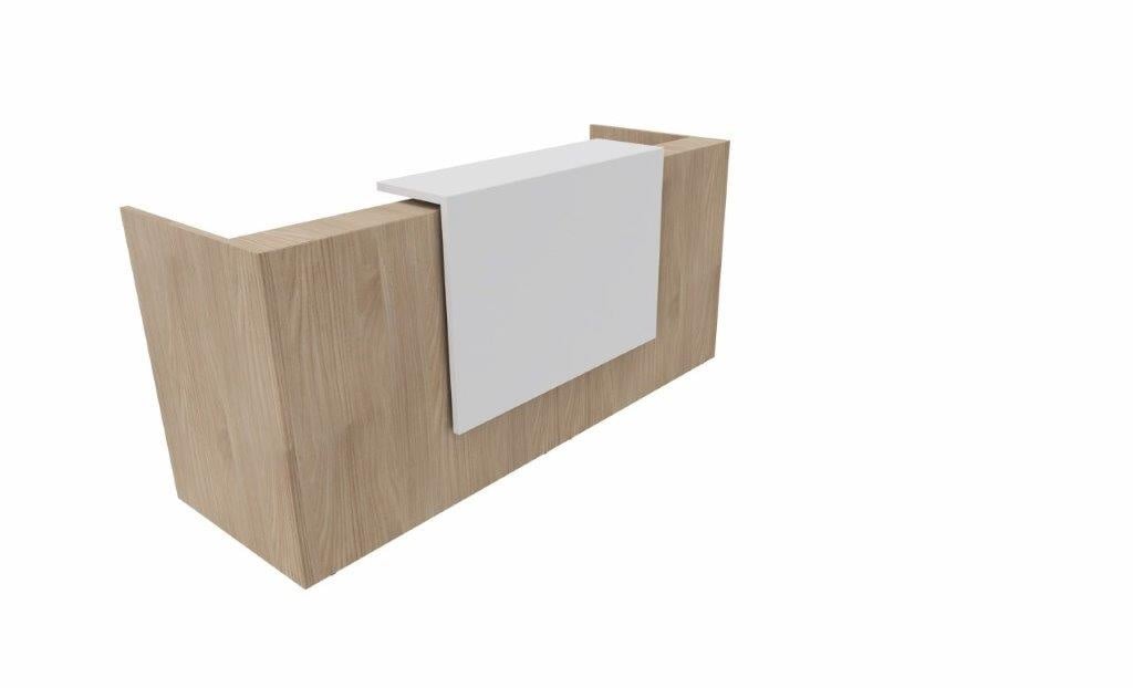 Empfangstheke 206 cm mit optionaler LED-Beleuchtung am Thekenaufsatz