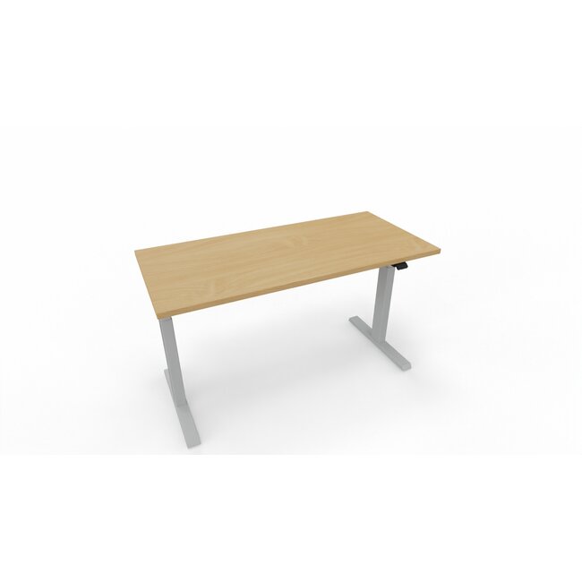 Elektrisch Höhenverstellbarer Schreibtisch , 130 cm breit - 70 cm tief