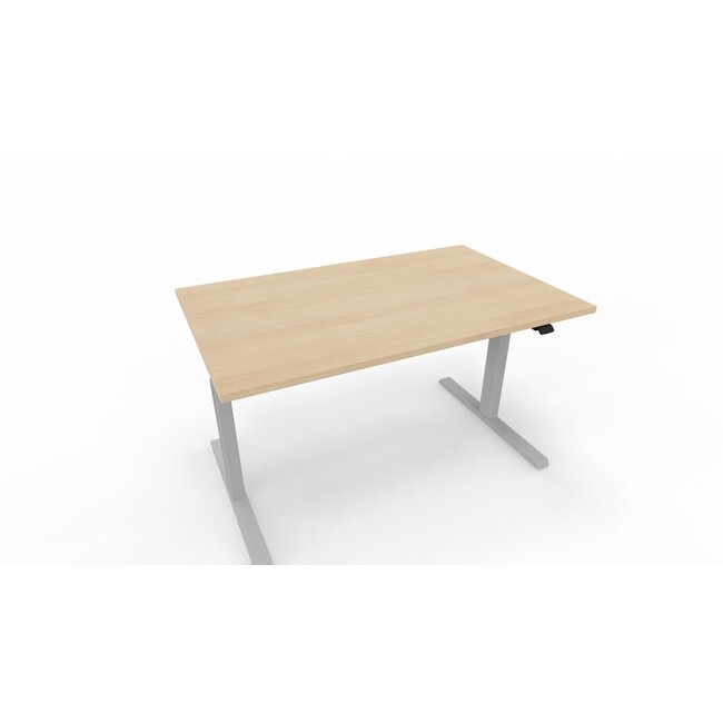 Elektrisch Höhenverstellbarer Schreibtisch , 130 cm breit - 80 cm tief