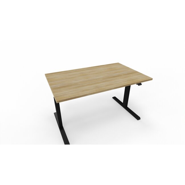 Elektrisch Höhenverstellbarer Schreibtisch , 130 cm breit - 80 cm tief