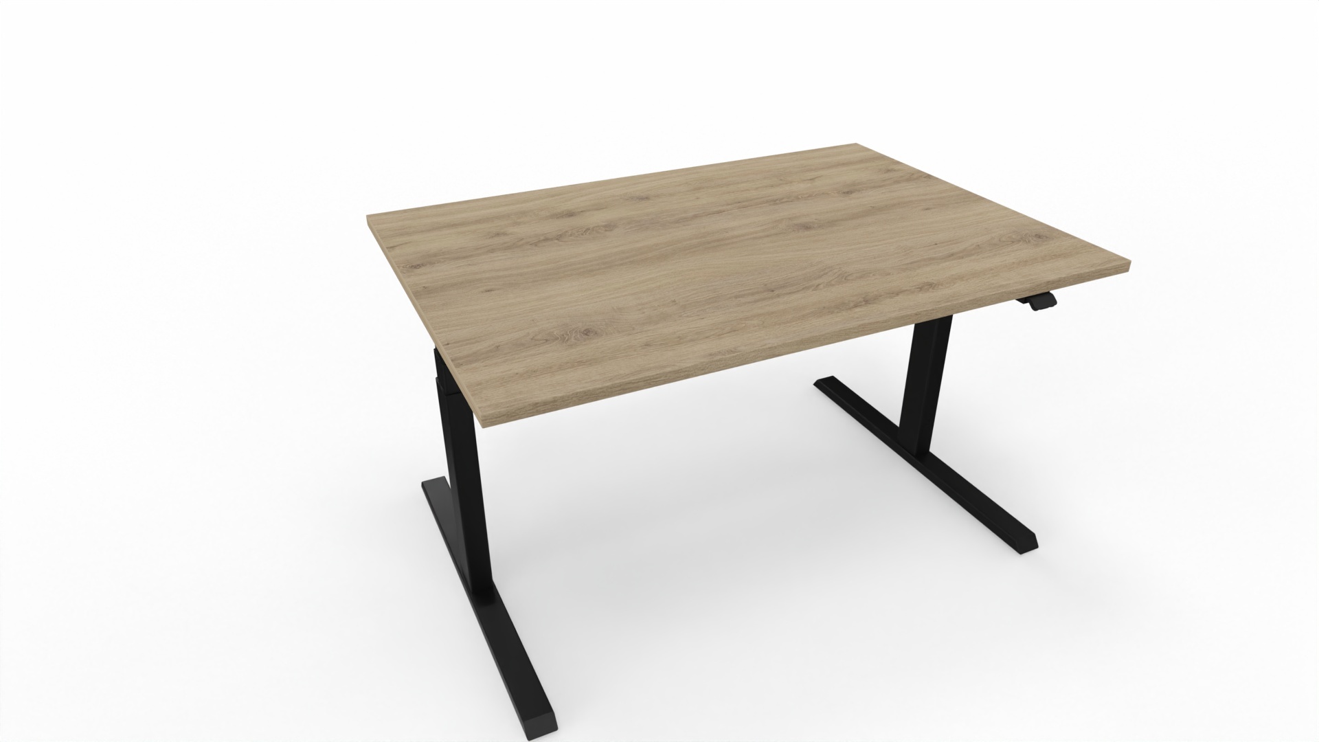 Höhenverstellbarer Schreibtisch 130 × 90 cm – elektrisch