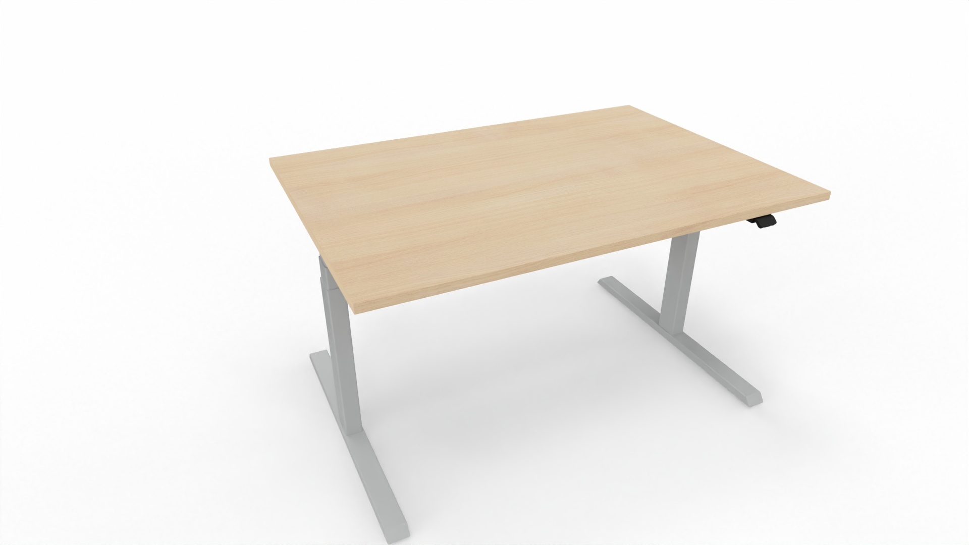 Höhenverstellbarer Schreibtisch 130 × 100 cm – elektrisch