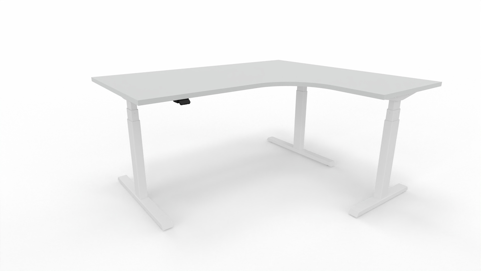 Eckschreibtisch höhenverstellbar 200 × 140