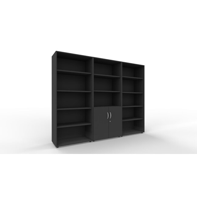 Schrankwand P3 in 5OH, Höhe 188 cm Breite 240 cm