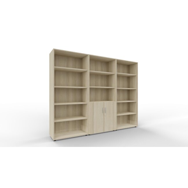 Schrankwand P3 in 5OH, Höhe 185 cm Breite 240 cm