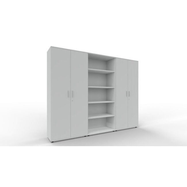 Schrankwand P1 in 5OH, Höhe 188 cm Breite 240 cm