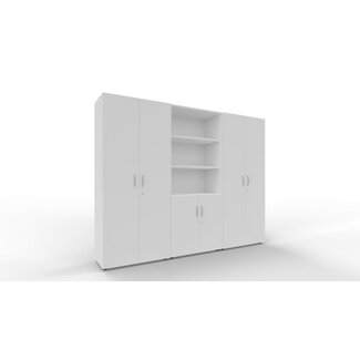 Serie MA  Schrankwand P2 in 5OH, Höhe 188 cm Breite 240 cm