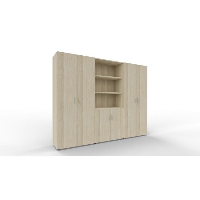 Schrankwand P2 in 5OH, Höhe 188 cm Breite 240 cm