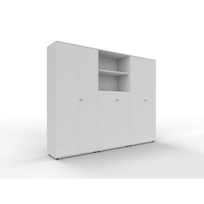 Schrankwand P5 in 5OH, Höhe 188 cm Breite 240 cm