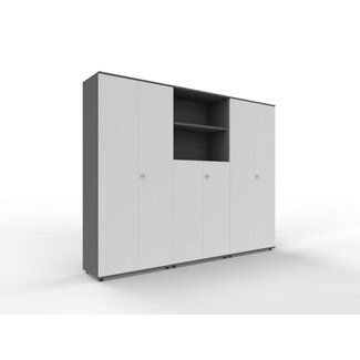 Serie MA  Schrankwand P5 in 5OH, Höhe 188 cm Breite 240 cm