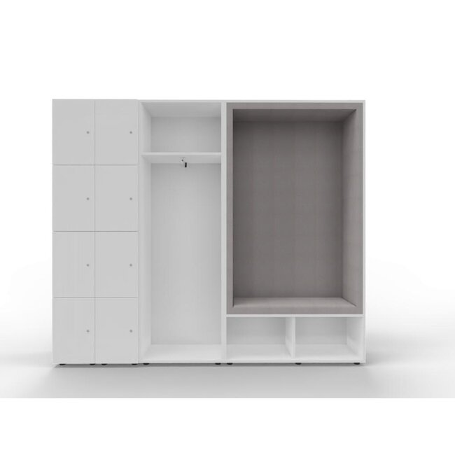 Garderoben Set Lowa 3 in 1 - 220 cm Breit, 185 cm Hoch