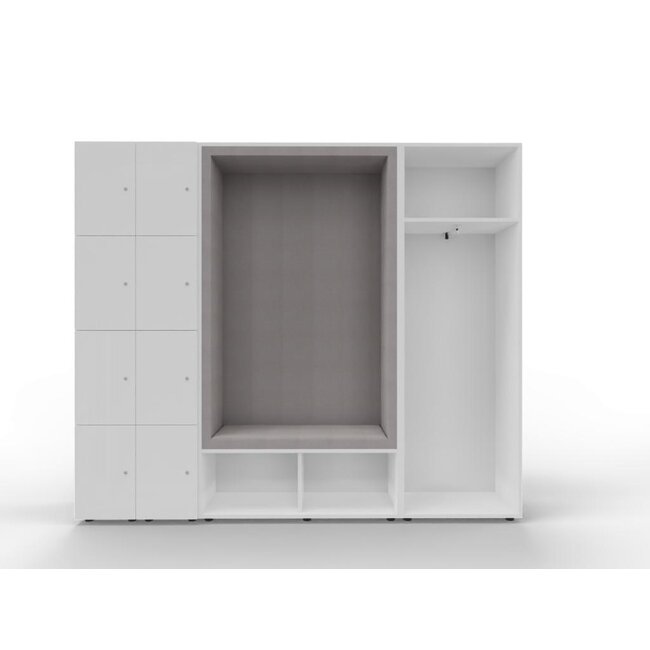 Garderoben Set Lowa 3 in 1 - 220 cm Breit, 185 cm Hoch